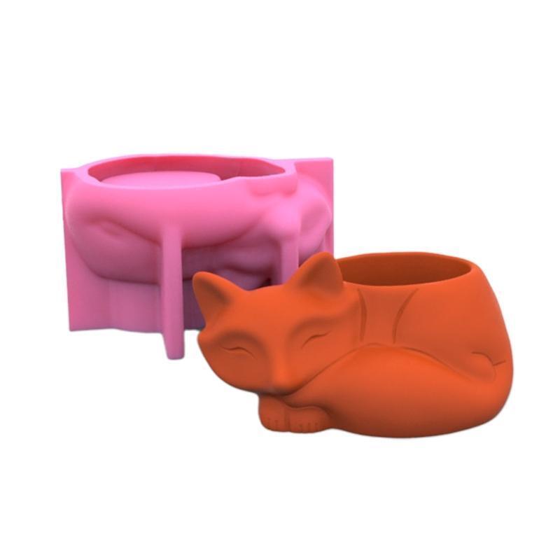 Flowerpot Dish Storage Mold Trinket Dish Tray Tool DIY Home Decor Handmade Mold