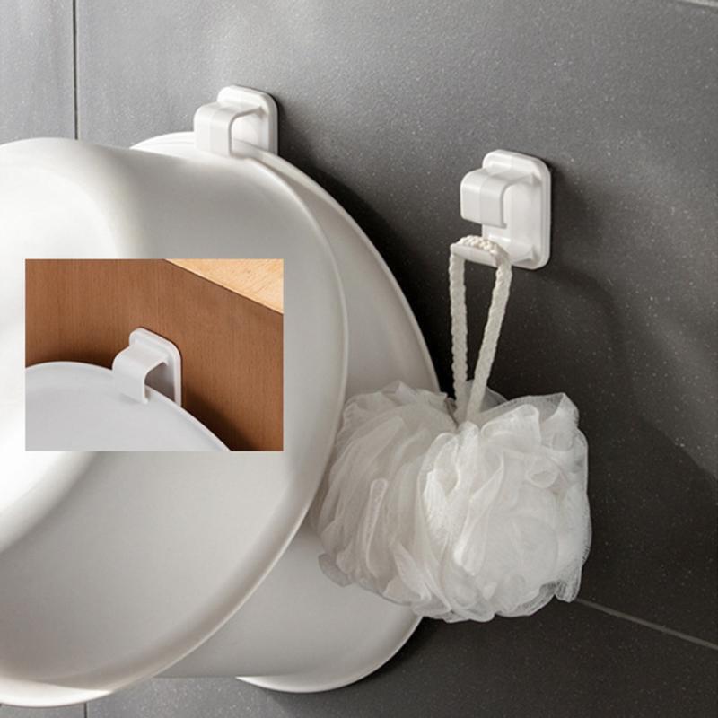 Basin Holder Multifunction Home Hook for Flat Smooth Surface Space Saving Hook