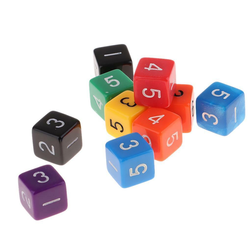 16mm   1 -    Set      D6   Die   For     RPG   Game   Accessory