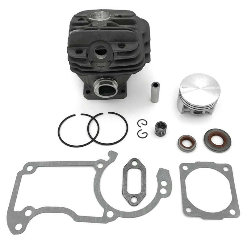 44.7mm Big Bore Cylinder Piston & Oil Seal Gaskets Kit Fit For 026 026PRO MS260