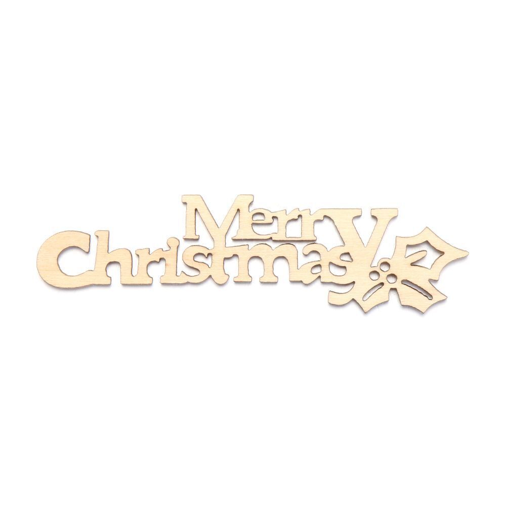 Wood DIY Crafts Wooden Slice Xmas Decoration Wood Pieces Merry Christmas