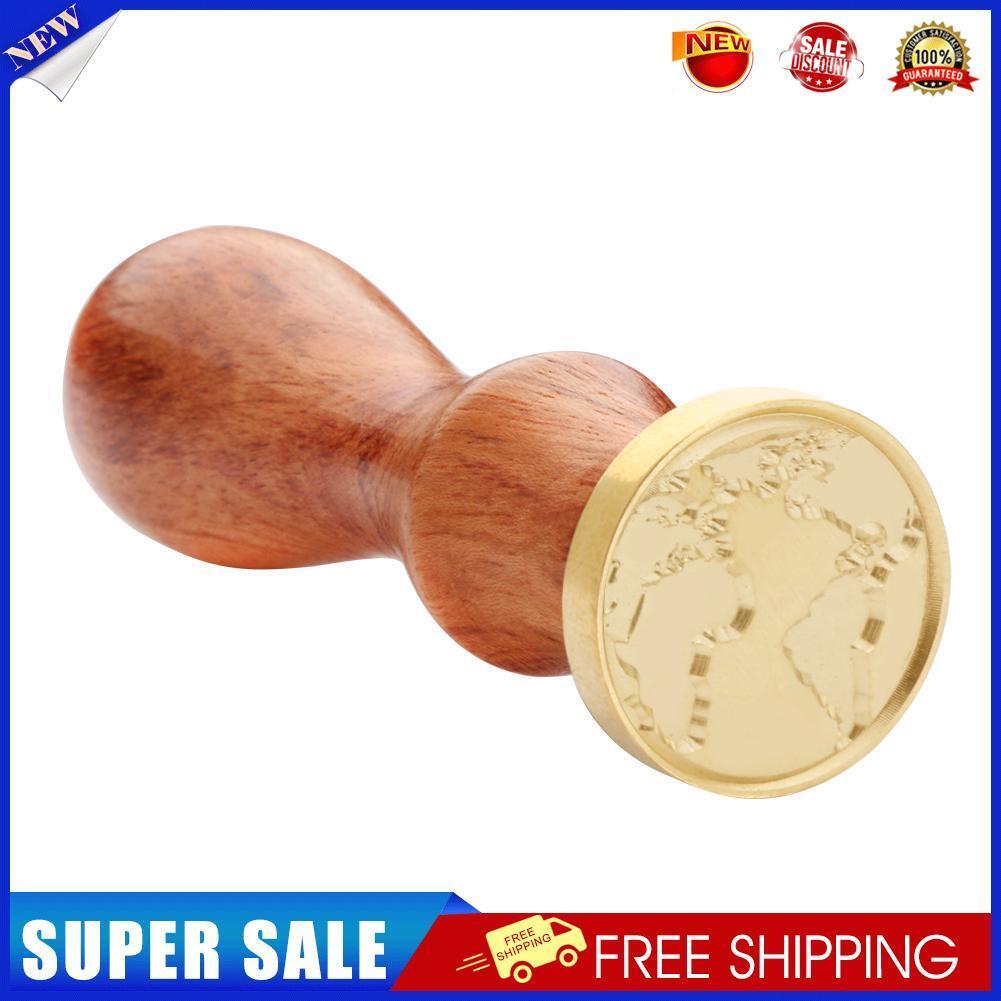 World View Ancient Sealing Wax Stamps Wood Handle Craft Wax Seal Stamp (5)