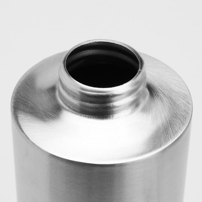 Stainless Steel Pump Soap Lotion Dispenser Shampoo Liquid Bottle Foam Bathroom