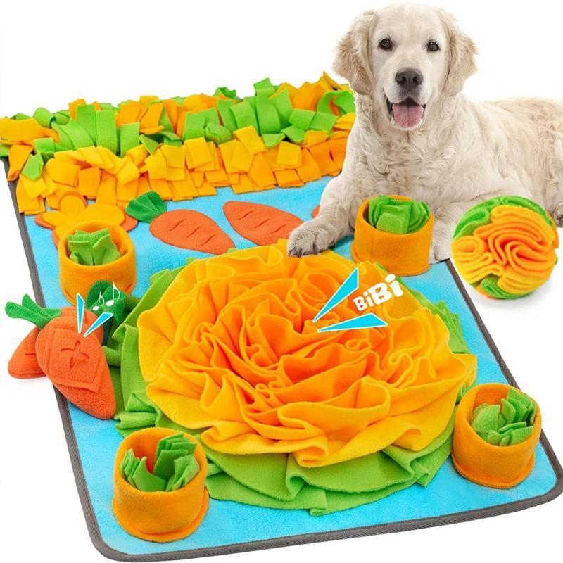 Pet Snuffle Feeding Mat Dog Interactive Sniffing Puzzle Mats Slow Feeder