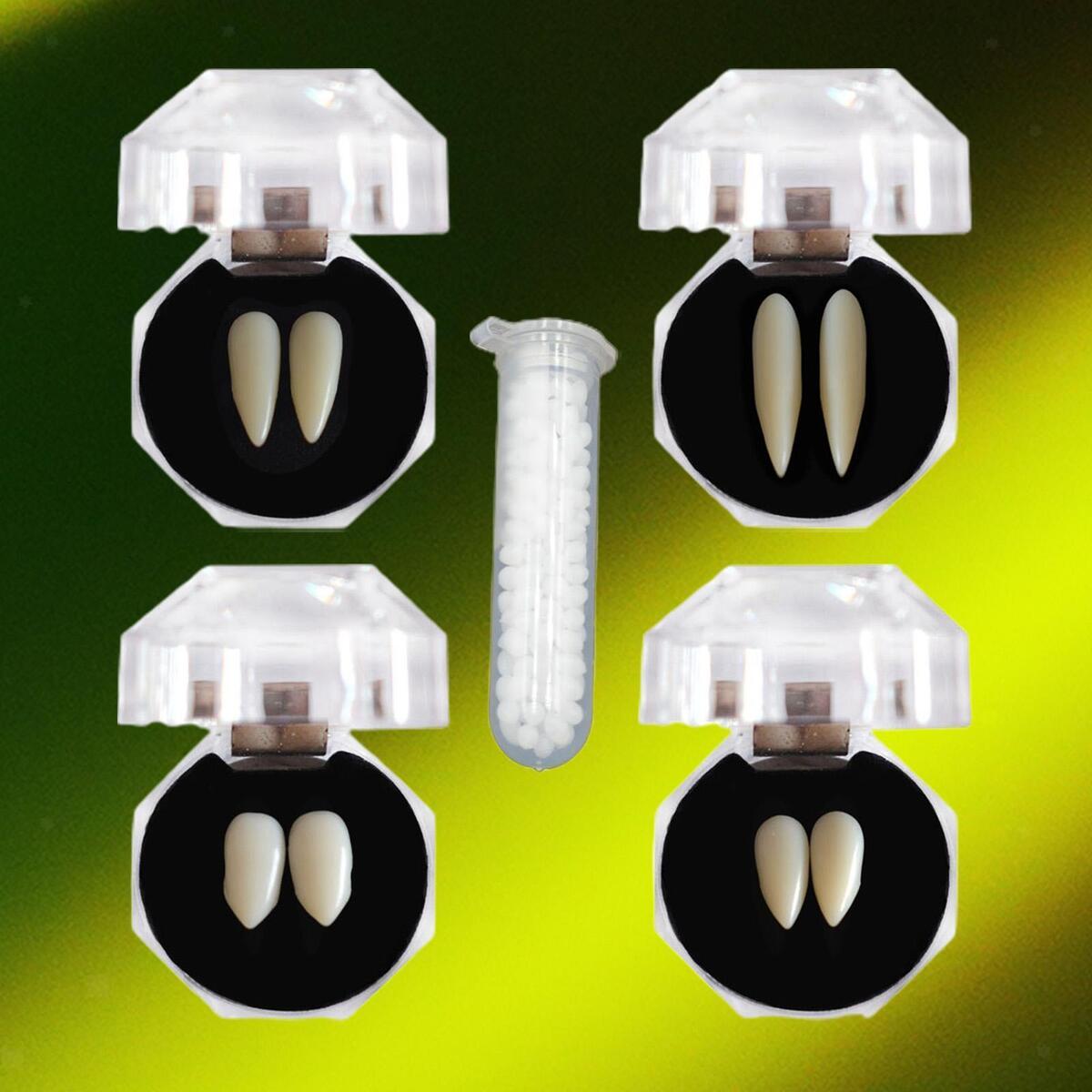 Zombie Fangs Fangs s Fancy Dress Party Fangs s Solid Glue