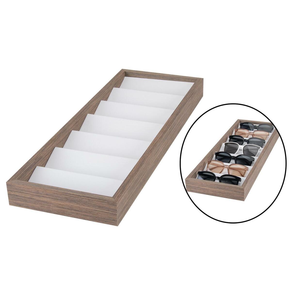 Glasses Storage Organizer Eyeglasses Shelf  Container