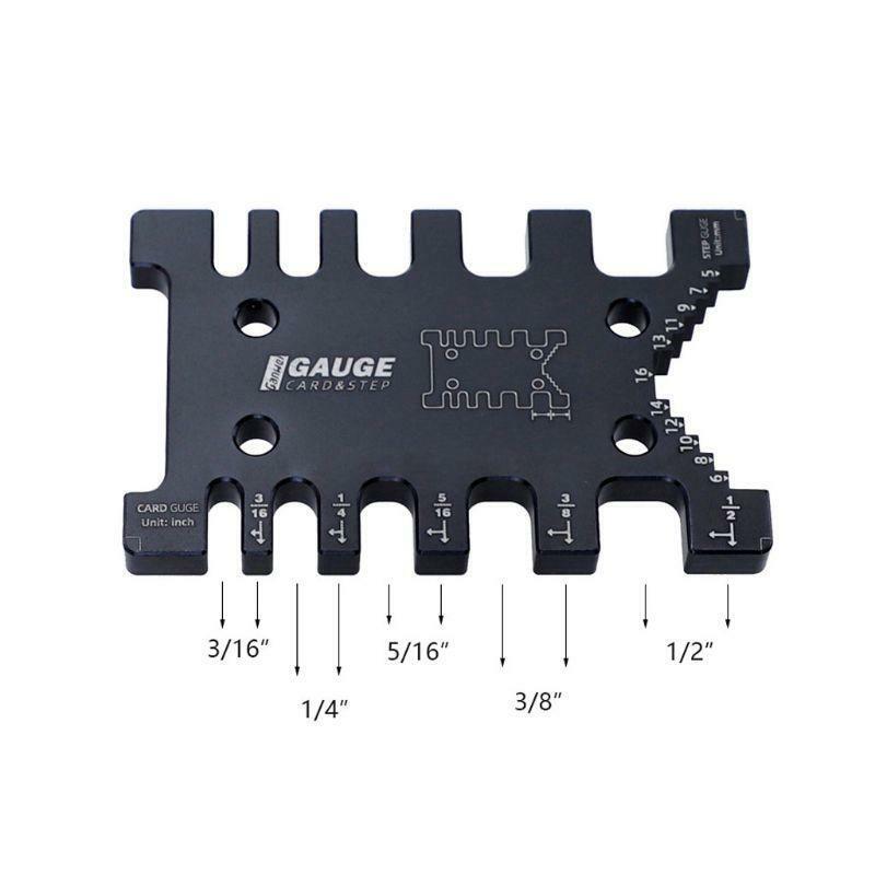 High Precision Tenon Caliper Meter Card Metric Imperial Carpentry Router Saw New