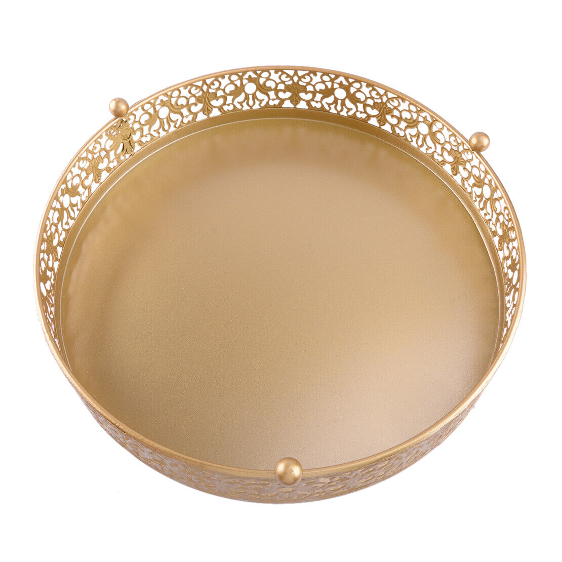 12" Metal Round Dessert Cupcake Cake Stand Display Plate Centrepiece Wedding New