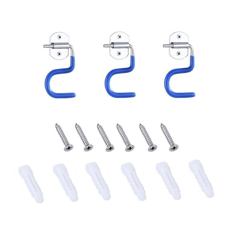 Stainless Steel Broom Holder S-Type Garden Organizer Hook Brush Storage Hanger