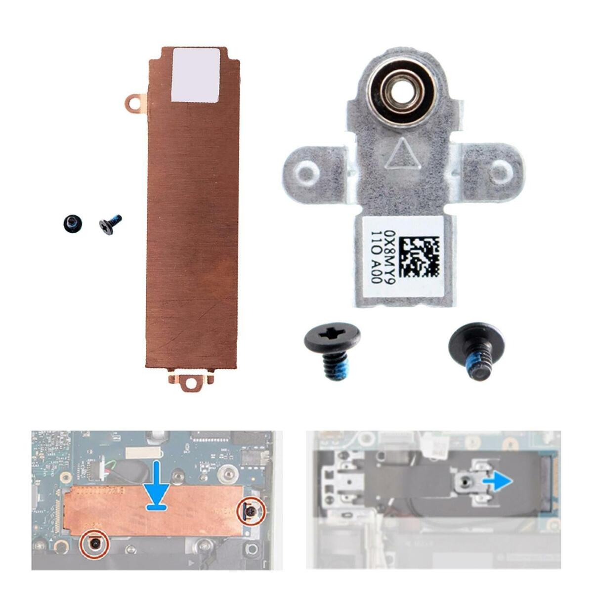 2280 M.2 SSD Heatsink  w/ Bracket for  G15 5510 5511 Laptop