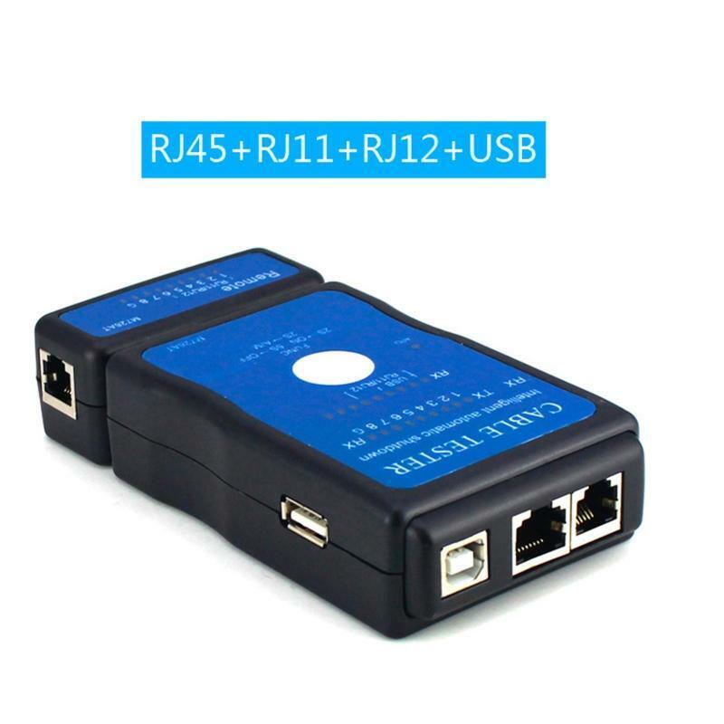 Multifunctional RJ45 Cable Testers Fast Testing without Wait Sturdy Cable Tester