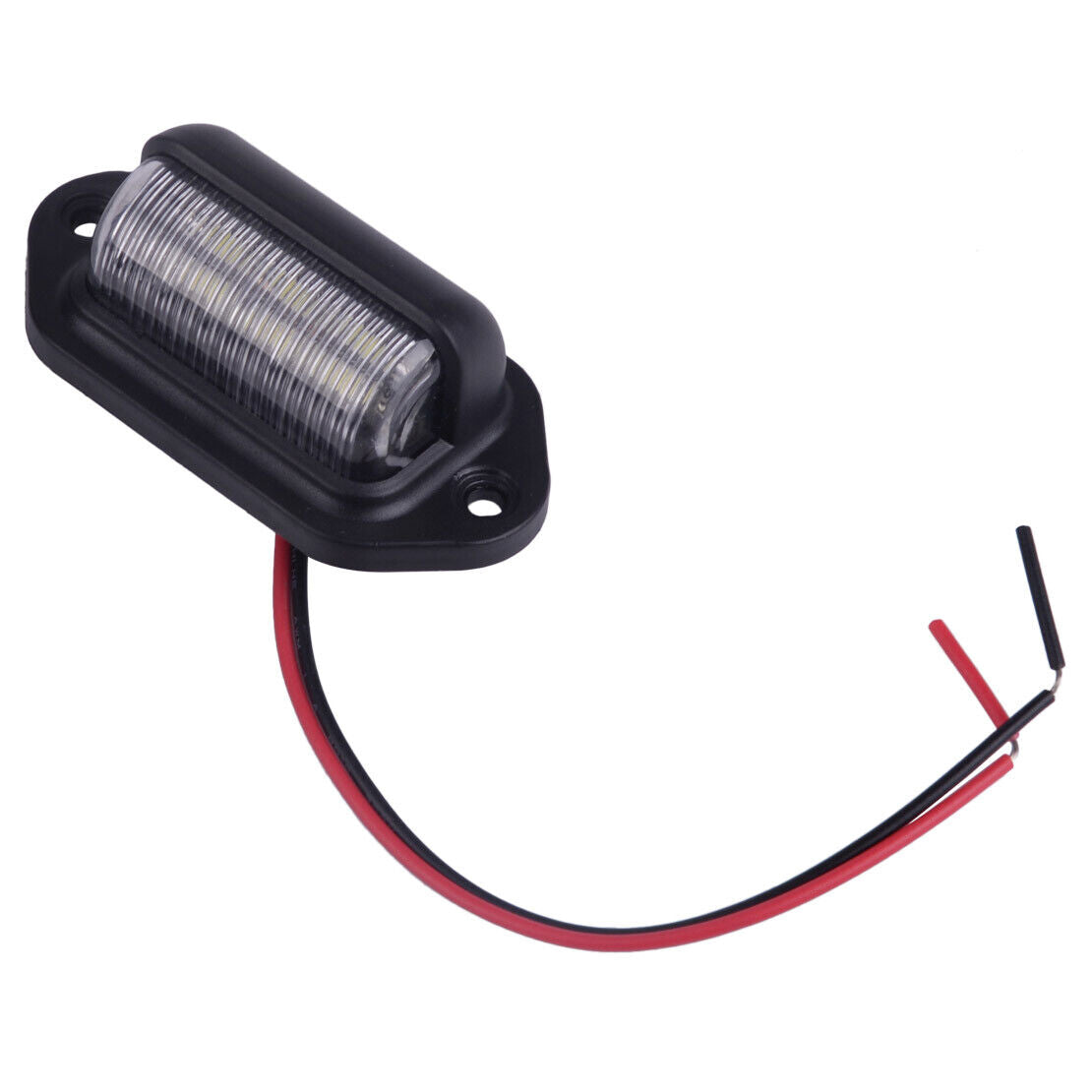2Pcs Waterproof LED 12/24V License Plate Light Car Boat Truck Trailer Step Lamp