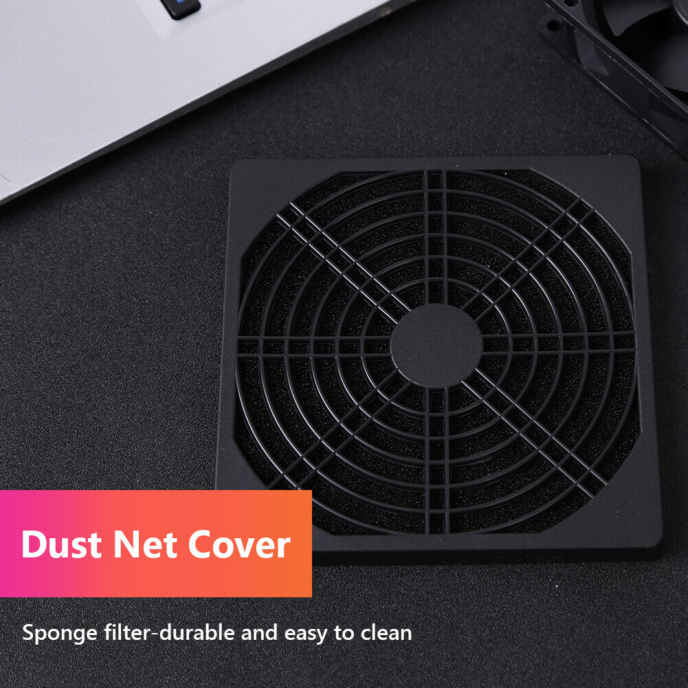 5pcs 60mm PC Computer Case Fan Dust Filter Screen Plastic Dustproof Grills