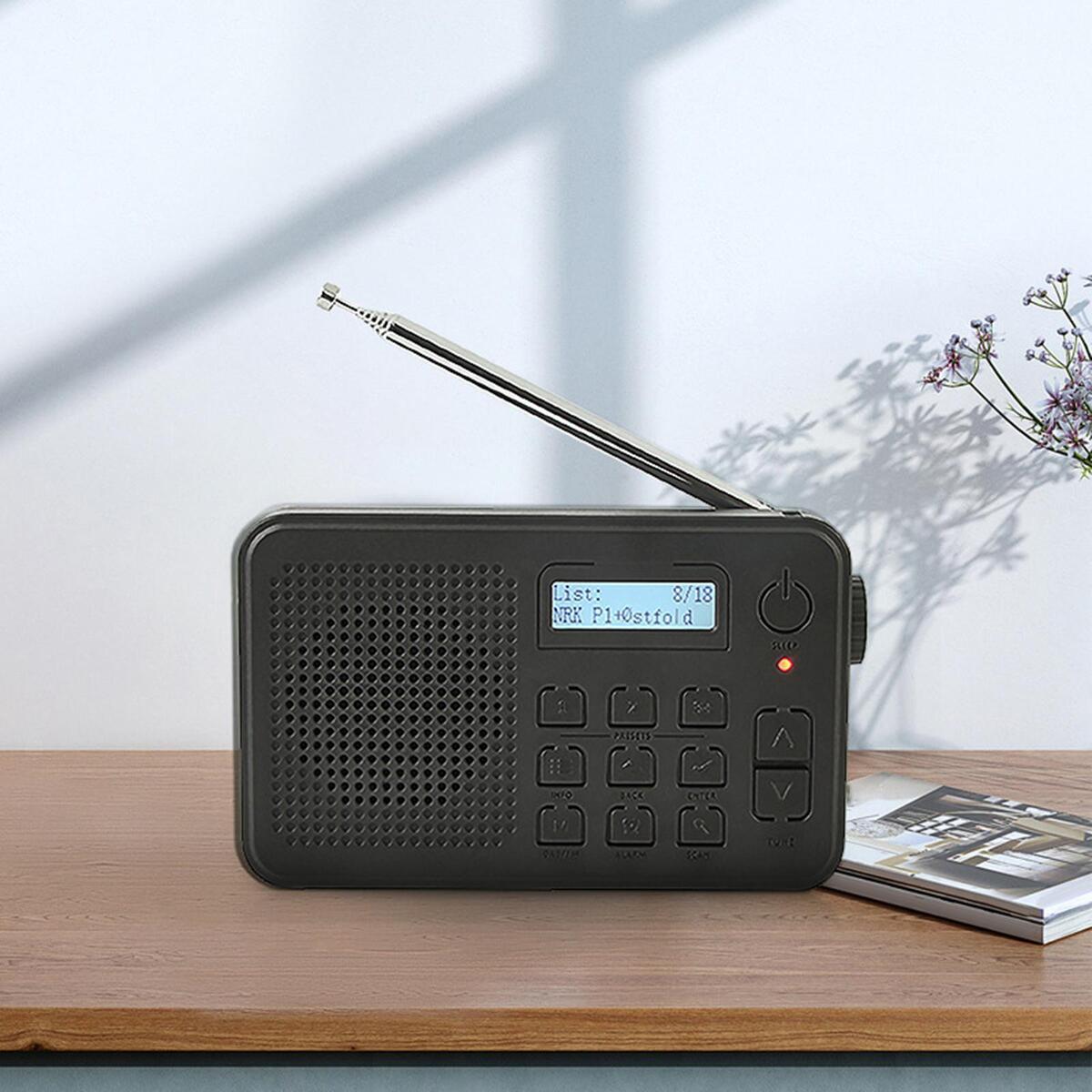 DAB Digital Radio Built in Battery Best Reception for Radio Receiving Office