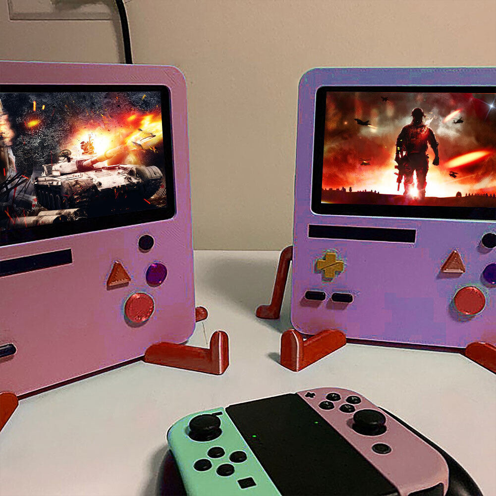 Game Console Support Storage Holder for Switch Charging Stand Base (Pink)