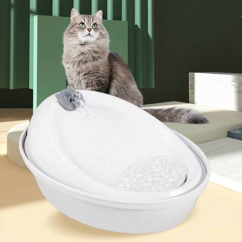 Elctric Cat Water Fountains 67.6 oz Large Capacity Ultra-Quiet Dune Shape