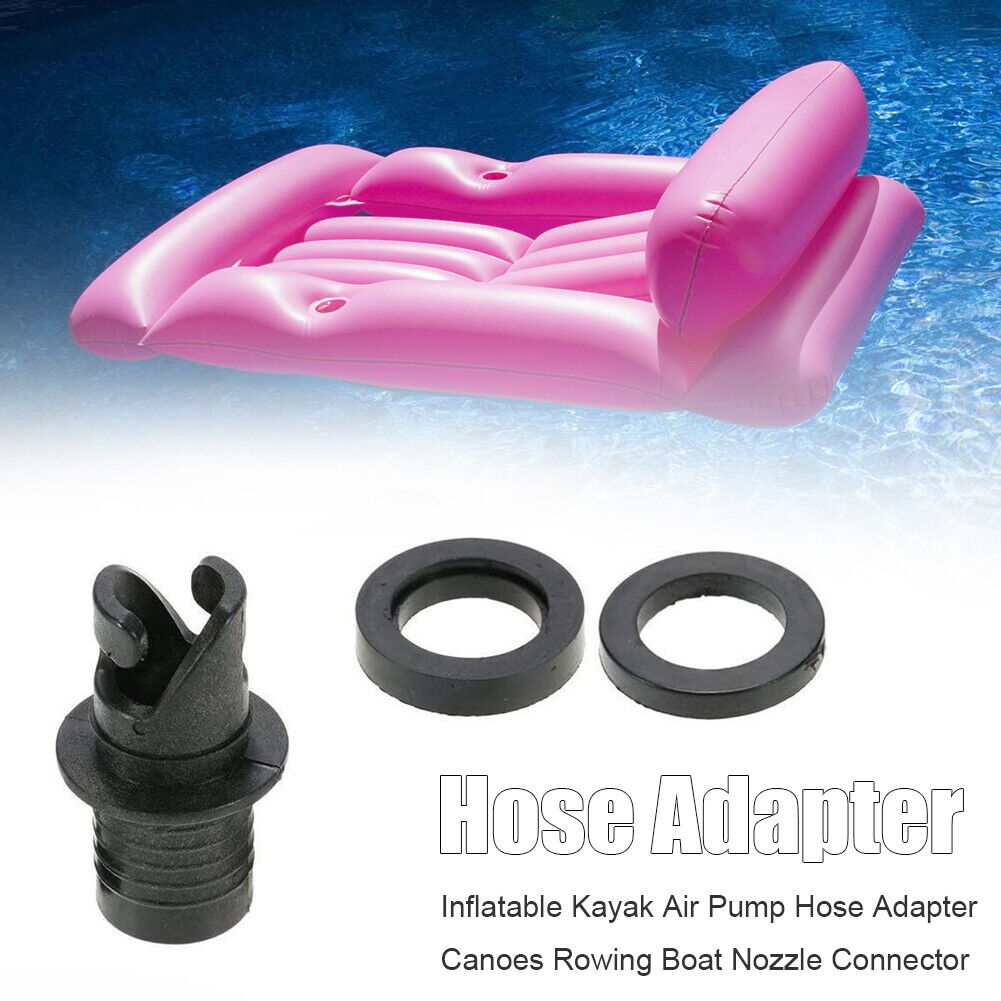 Inflatable Kayak Air Pump Hose Adapter Canoes Rowing Boat Nozzle Connector