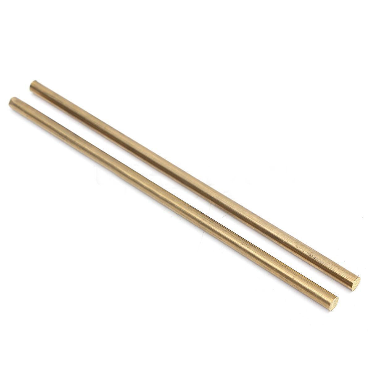 5x150mm Hardware Solid Brass Round Bar Rod Circular 2 PCS