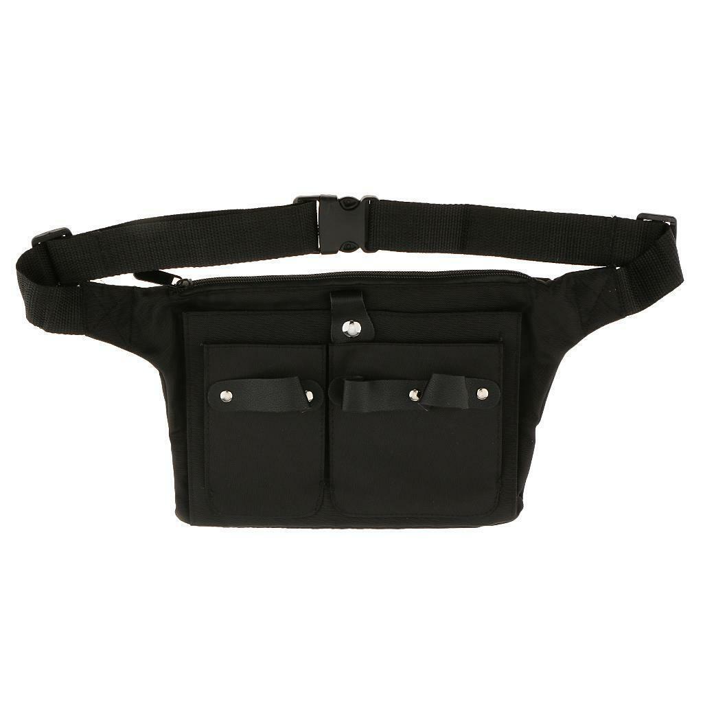 Canvas Salon Hairdressing Tool w/  Scissors Combs Brush Holder Pouch