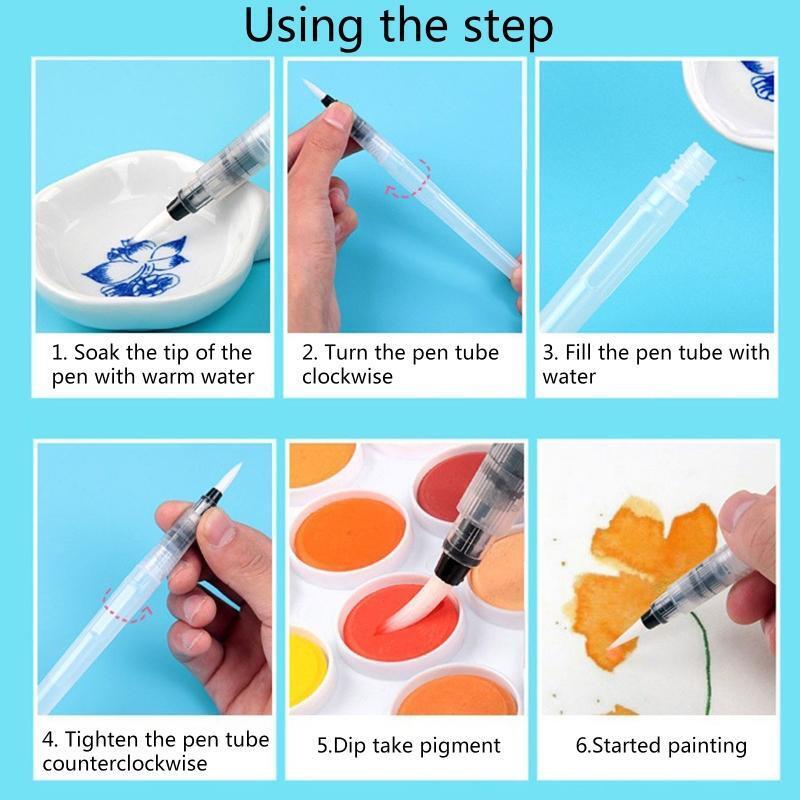 Solid Watercolor Paint Set 12 Glitter Ocean Colors for Kid Beginner Art Painting