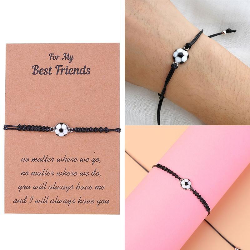 Adjustable Friendship Sport Jewelry Soccer Lovers Soccer Team Soccer Themed Gift