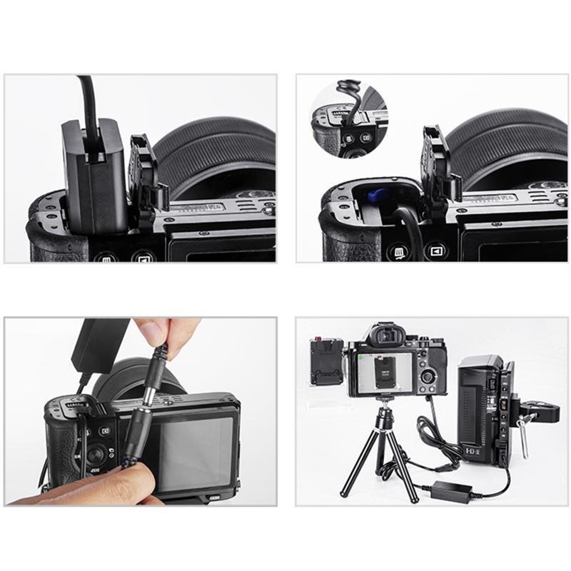 USB to FW50 Power Adapter AC-PW20 DummyBattery for 7 a7 a7S a7II a7R A3000 A5000