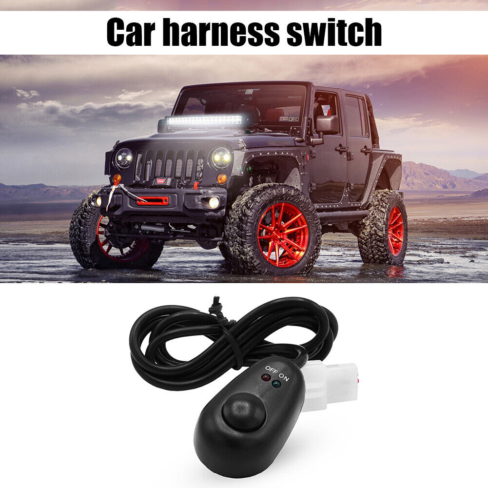 12V 24V On/Off Switch with Dual Color Indicator for Off Road LED Work Light