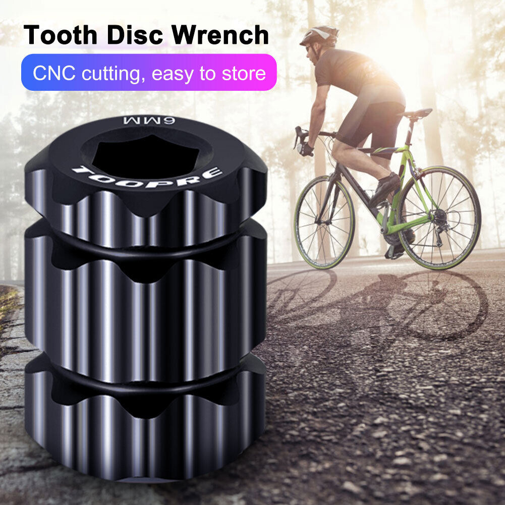 One-Piece Crankset Removal Wrench Bicycle Crank Installation Tool (Black)