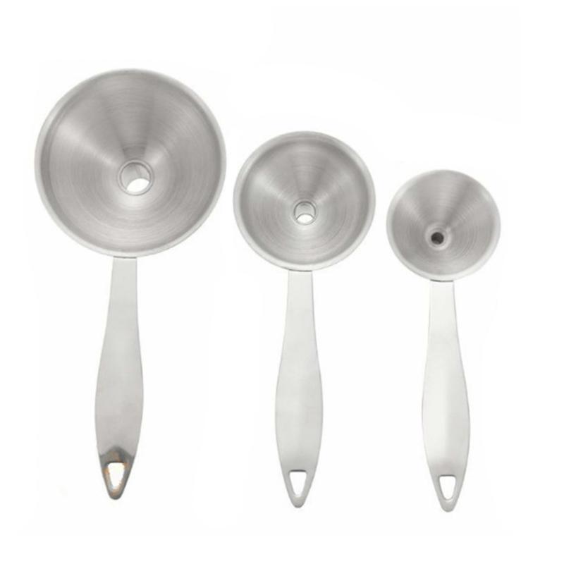 Metal Funnels Cooking Powder Food Grade Flask Funnels for Filling Bottle Liquor