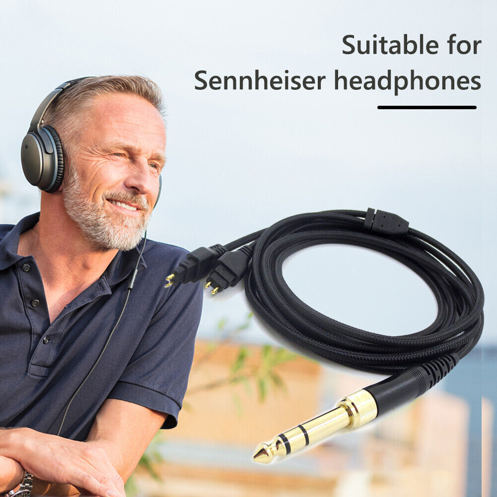 Replacement Cable for Sennheiser HD580 HD600 HD650 3.5mm Jack Headphones