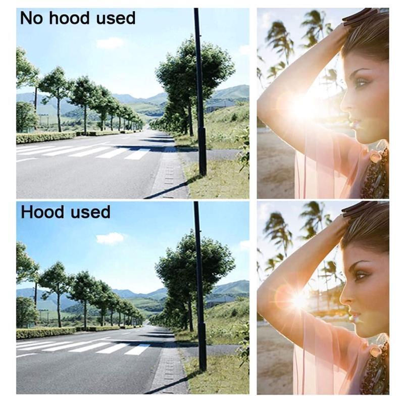 HB-47 Lens Hood Reversible Camera Lente for Yongnuo AF50mm/1.8G Prime Lens