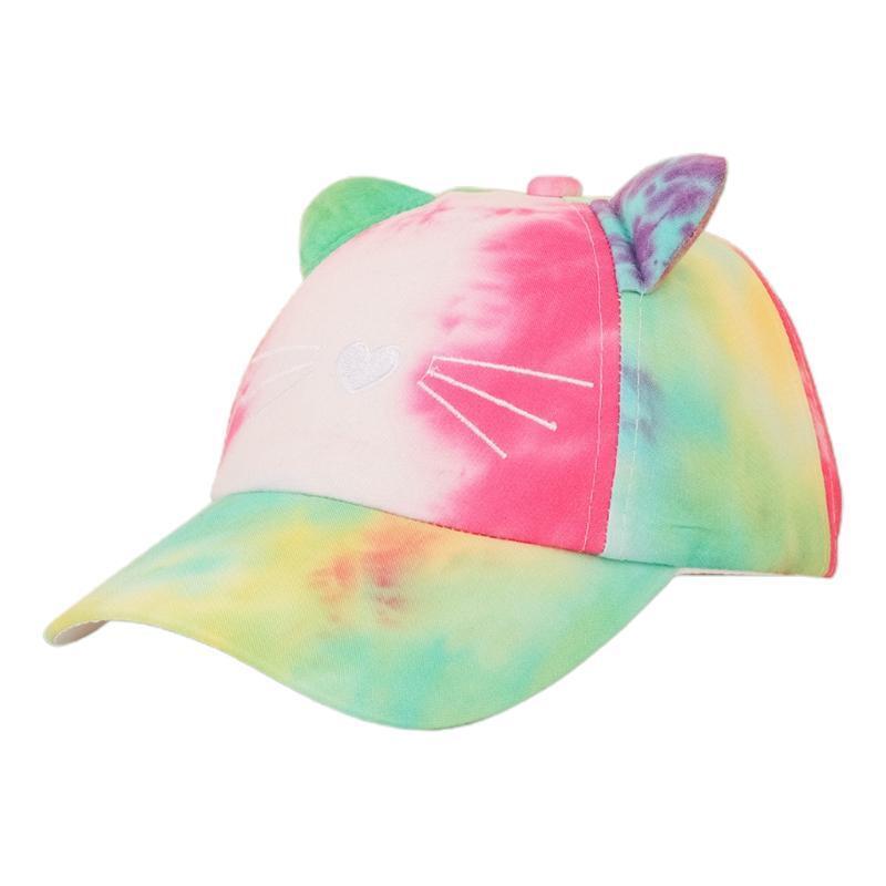 Baseball Cap Party Cap Fashion Hat Flat Bill Hip Hop Hat Adjustable Cat Ears Cap