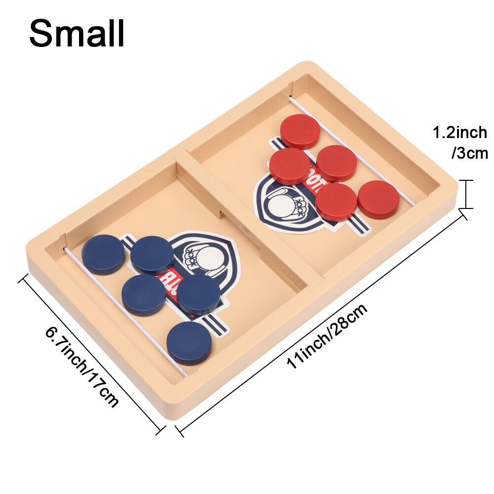 Ice Hockey Battle Board Game Fast Sling Puck Game Foosball Game Bumper Chess