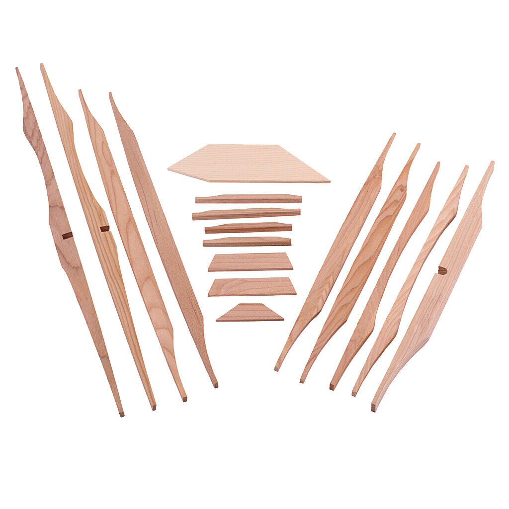17 Pcs Spruce Brace  Kit for Acoustic Folk Guitar Maker DIY Supplies #2