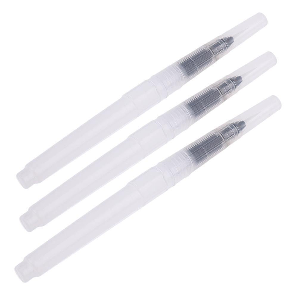 3 Pcs Watercolor Brush Pen Artist Calligraphy Pen For Painting And Drawing