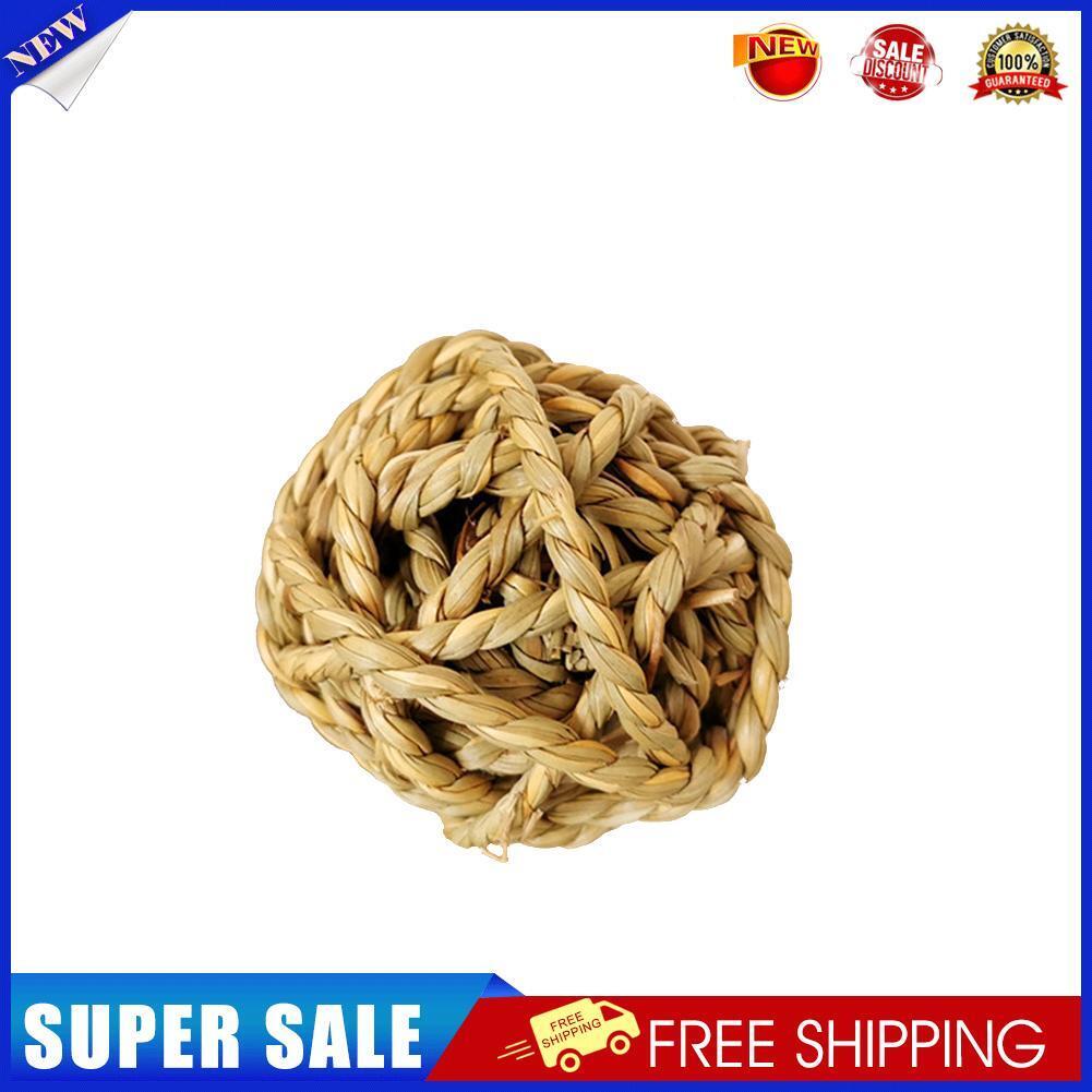 Hamster Rabbit Chewing Molar Grass Ball Small Animals Pet Tooth Clean Balls