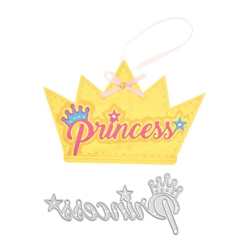 Crown Princess Metal Cutting Dies Stencil DIY Scrapbooking Album Paper Card Mold