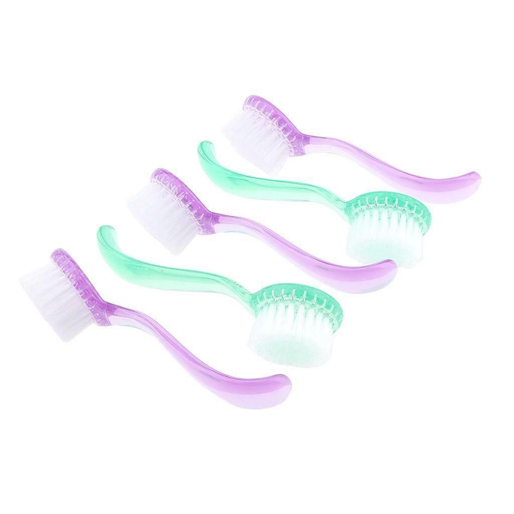 Long le Nail Brushes Nails 5 Pieces  Foot Scrubbing Cleaning Brush