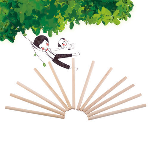 Round Wooden Lollipop Cake Pop Sticks Crafts Lolly Wood Dowfor DIY Food Craft IS