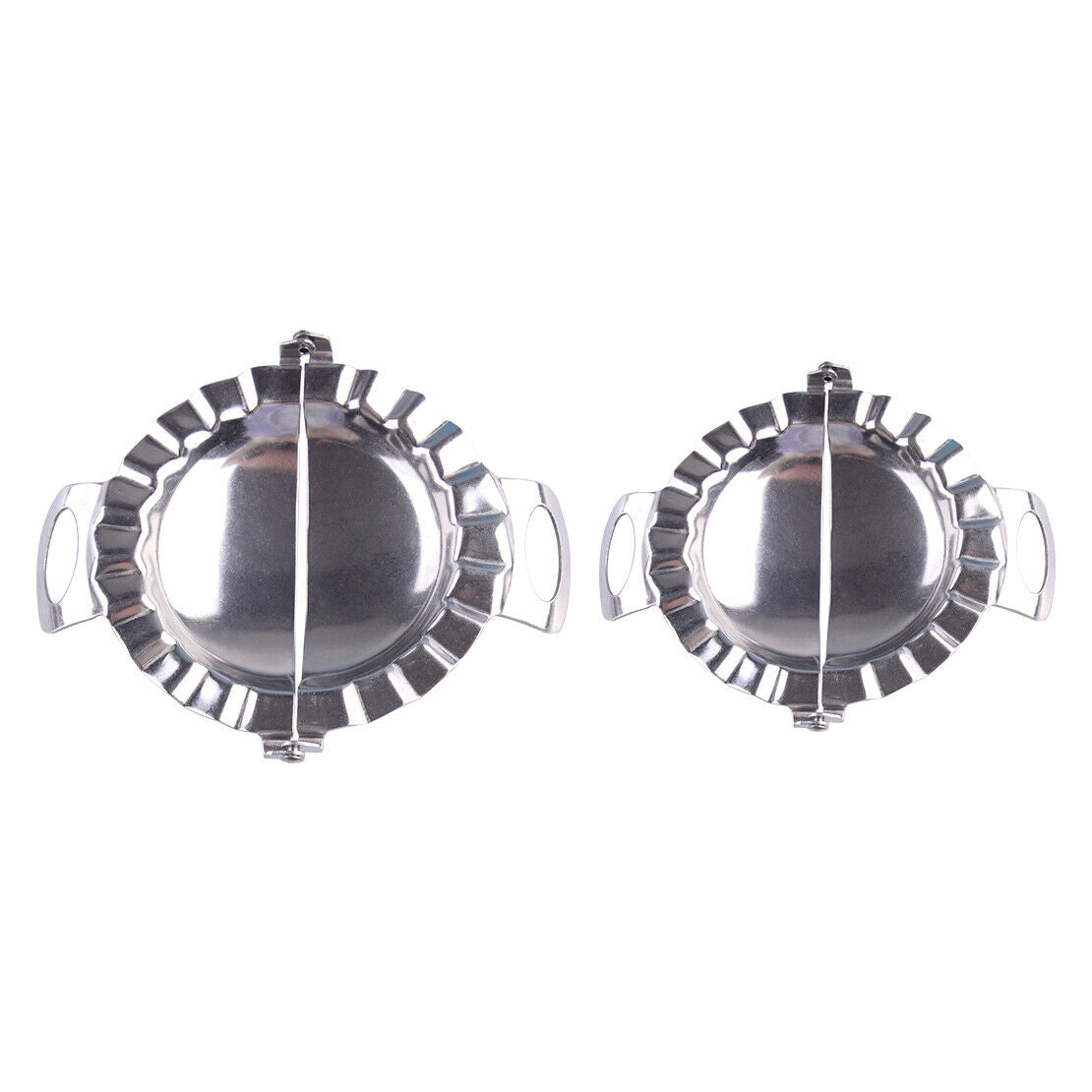 6Pcs Stainless Steel Dumpling Maker Wrapper Dough Cutter Pie Ravioli Mould Tool