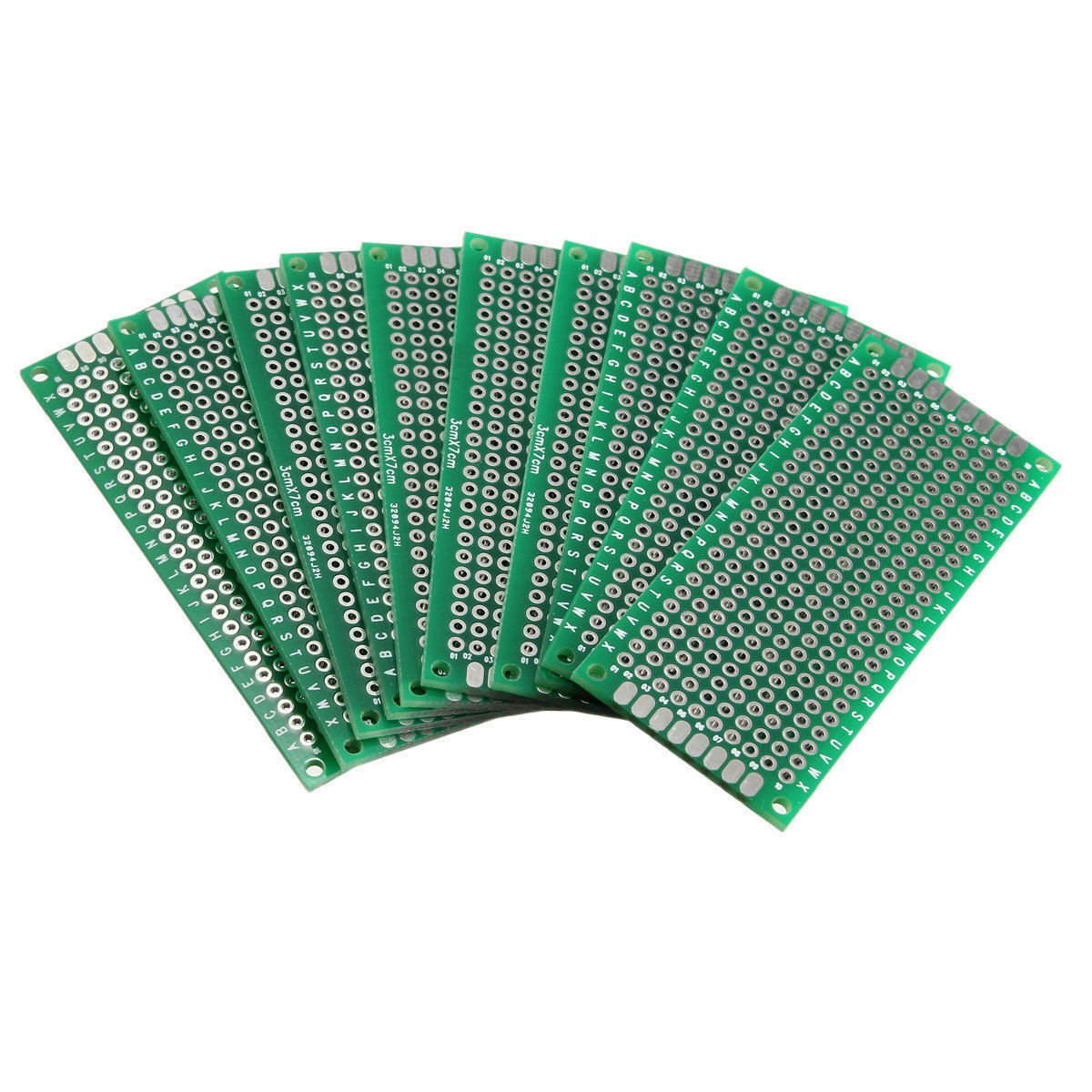 40x DIY Prototype Strip Coppers PCB Printed Circuit Board Stripboard