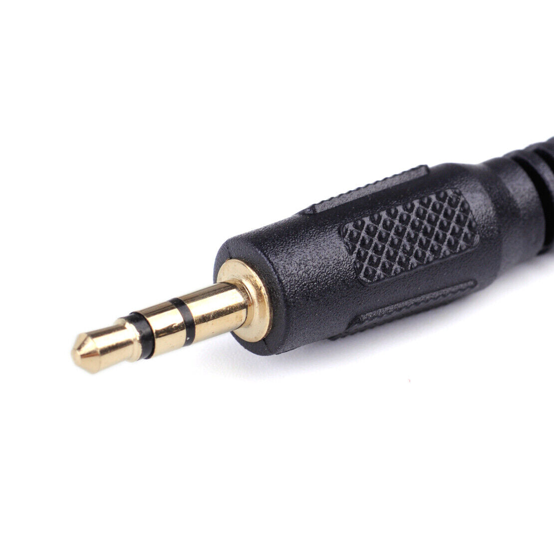 Black 0.4ft 10cm Right Angle 3.5mm Male to Male 3.5mm Aux Audio Cable Car Li