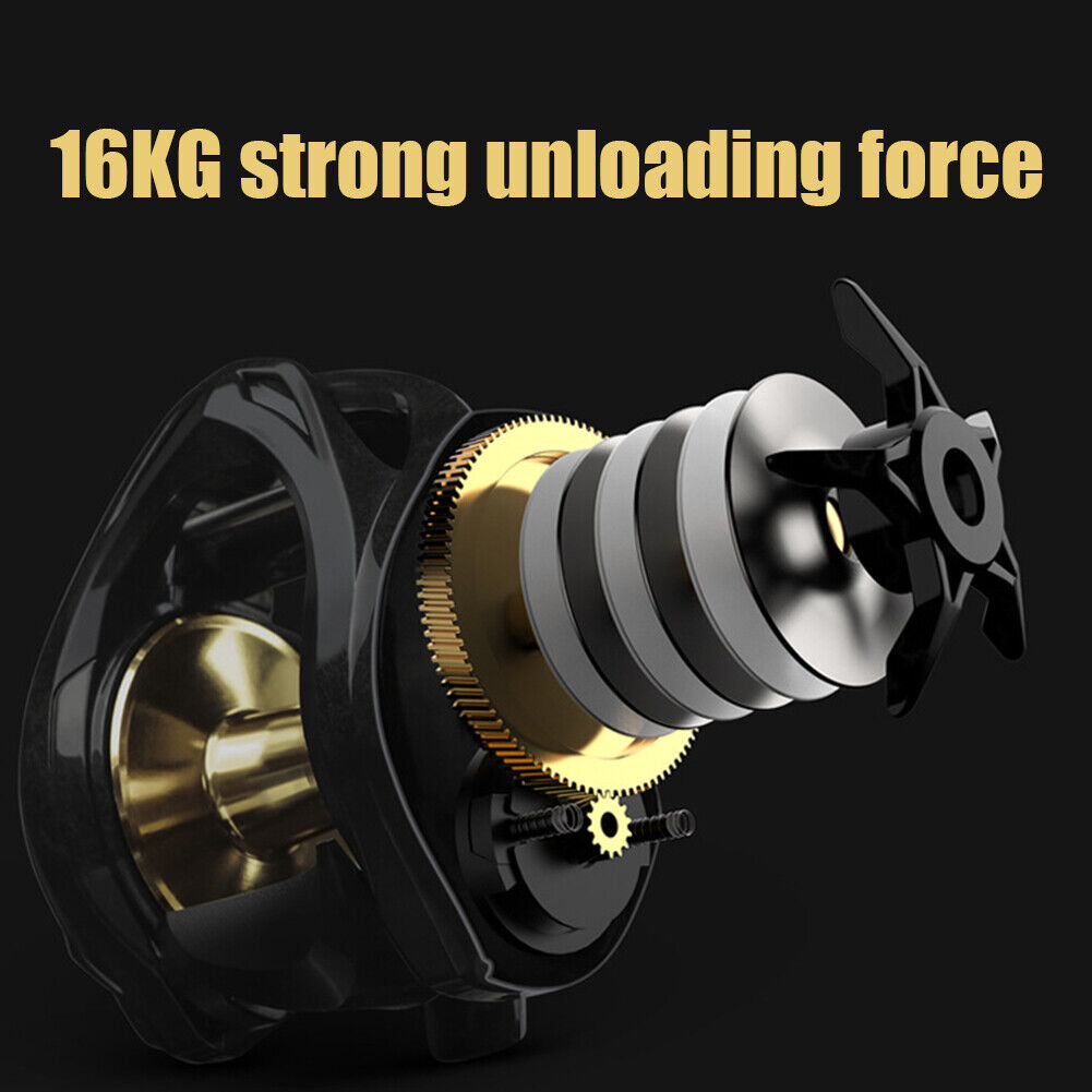 Fishing Reel Max Drag 16kg 6+1BB Metal Ball Grip Saltwater Reel (TDC3000L)