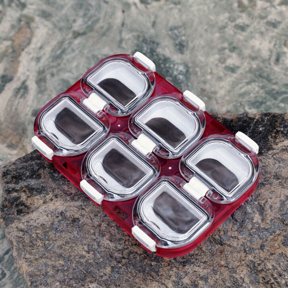 Magnetic Fishing Hook Storage Tackle Box Fishhook Accessories Tools Case