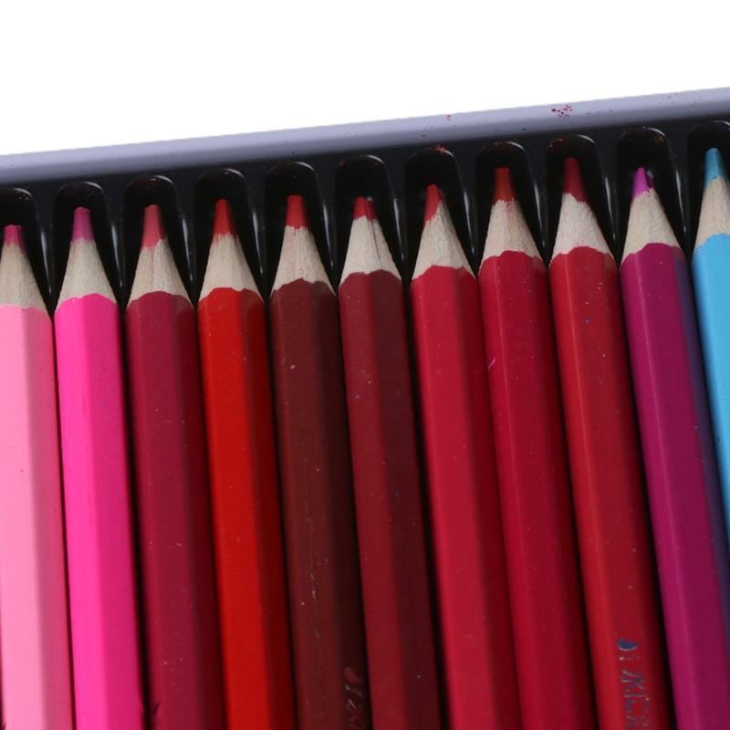 72 Pencils Oily Color Lead Paint Brush Water Soluble Colored Drawing Tool Kit