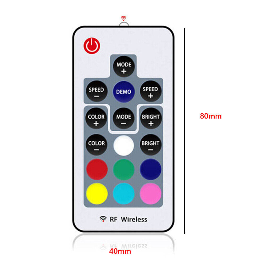 12V SATA RGB Controller RF Remote Controler For PC Case LED Strip