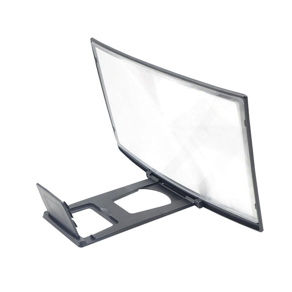12 inch Curved Mobile Screen Amplifier Rack Movie Video Amplifying Holder