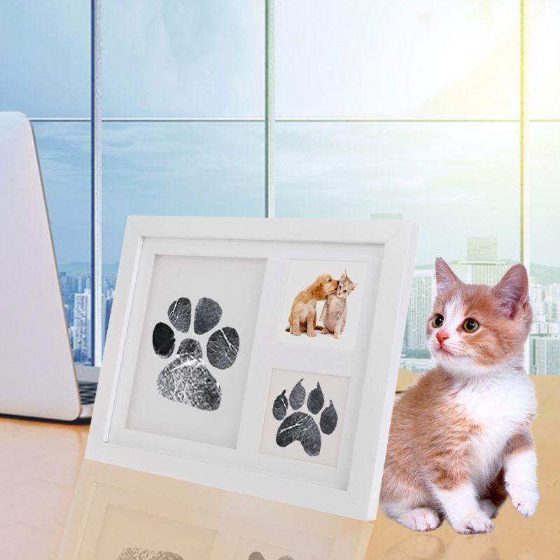 1 Set Baby Footprint And Handprint Ink Pads Paw Print Ink Kits For Pets And