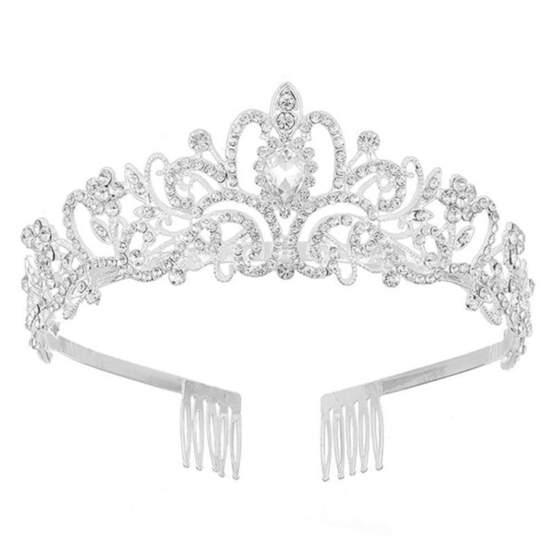Tiaras Crown, Crystal AB Rhinestones Tiaras and Crowns for Women Princess Tiara
