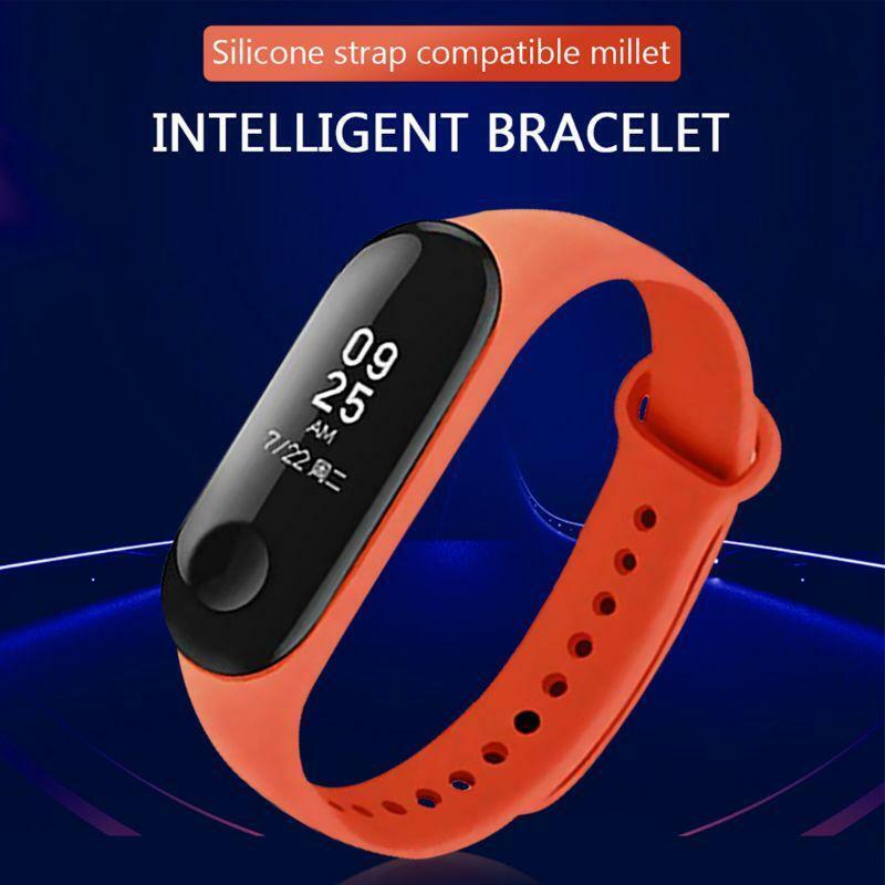 15pcs Silicone Watchband Replacement Bracelet for Xiao mi Mi Smart Band 4 3